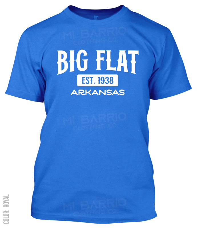 Big Flat, Arkansas Athletic T-Shirt