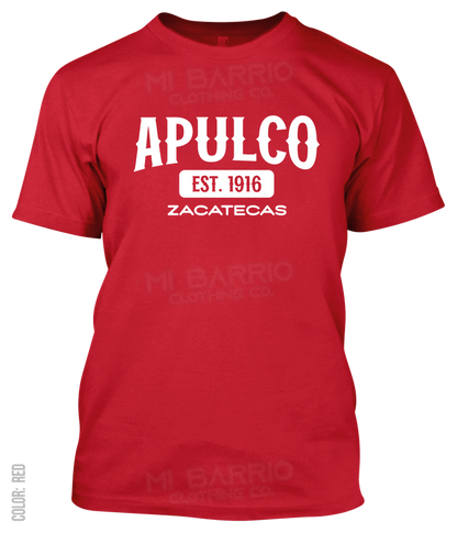 Apulco, Zacatecas Athletic T-Shirt