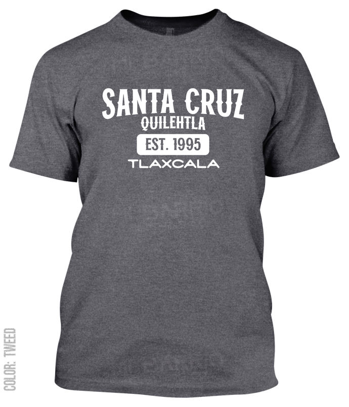 Santa Cruz Quilehtla, Tlaxcala Athletic T-Shirt