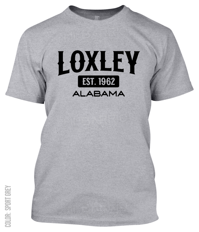 Loxley, Alabama Athletic T-Shirt