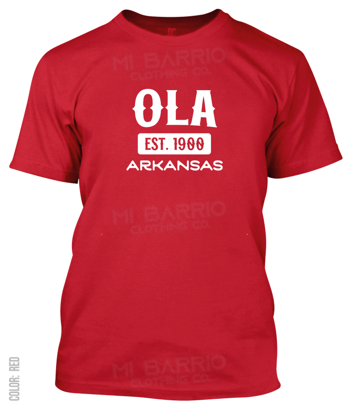 Ola, Arkansas Athletic T-Shirt