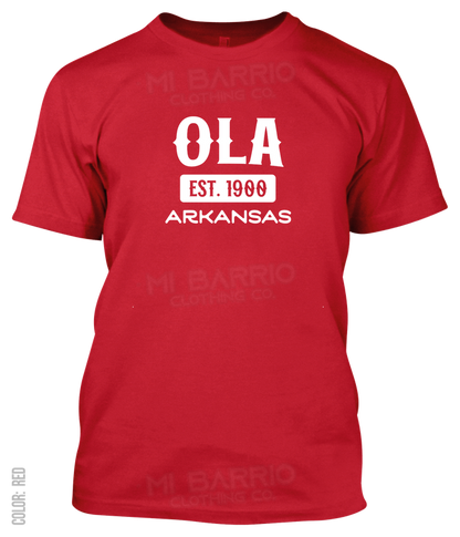 Ola, Arkansas Athletic T-Shirt