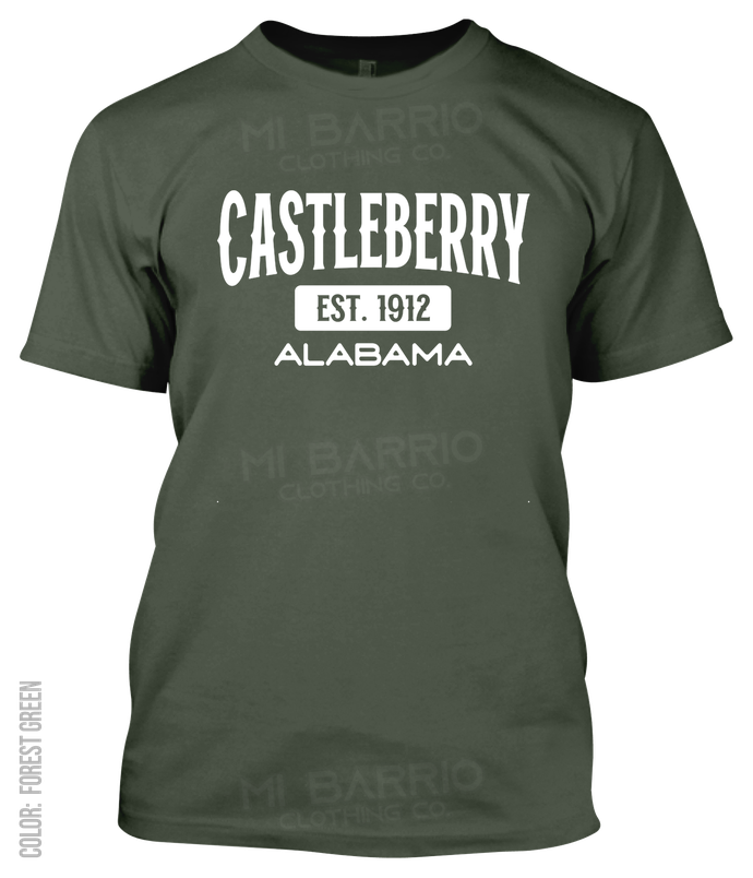 Castleberry, Alabama Athletic T-Shirt