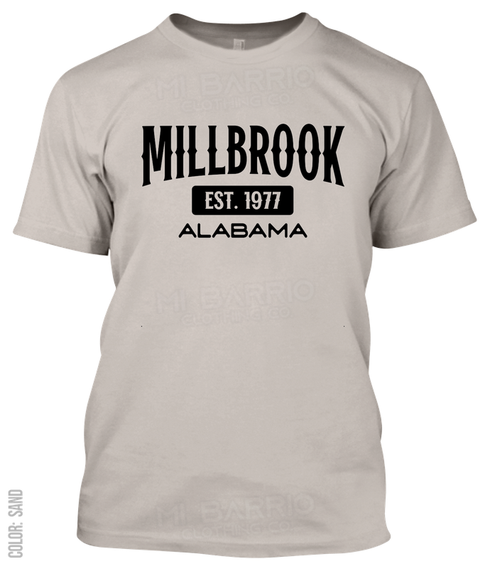 Millbrook, Alabama Athletic T-Shirt