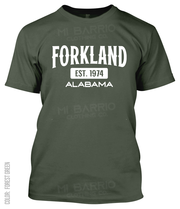 Forkland, Alabama Athletic T-Shirt