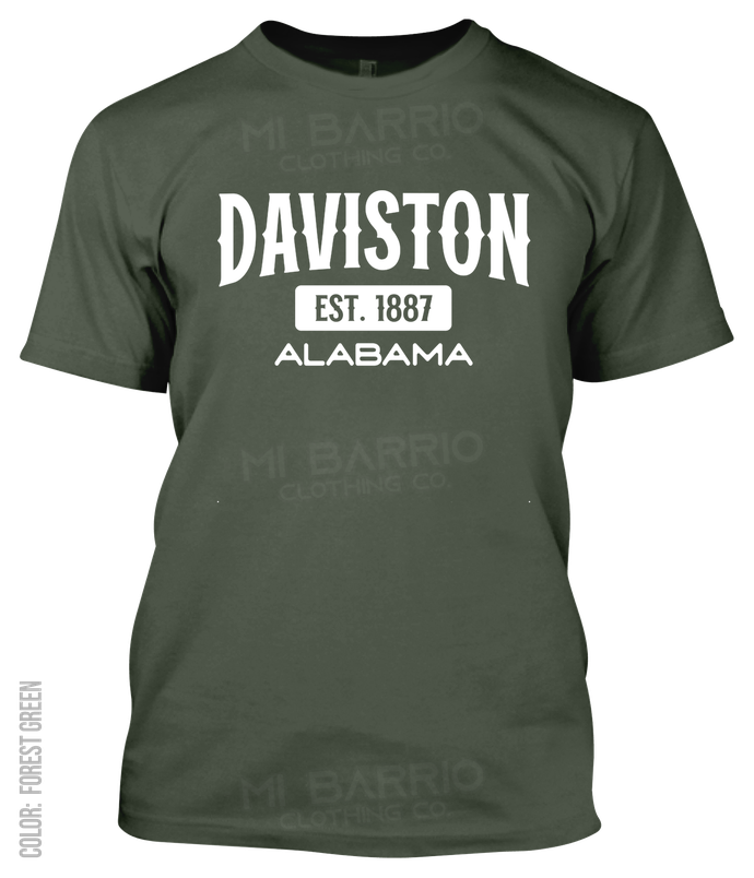 Daviston, Alabama Athletic T-Shirt