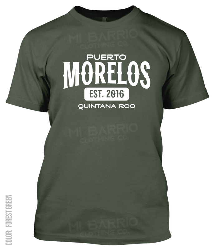 Puerto Morelos, Quintana Roo Athletic T-Shirt