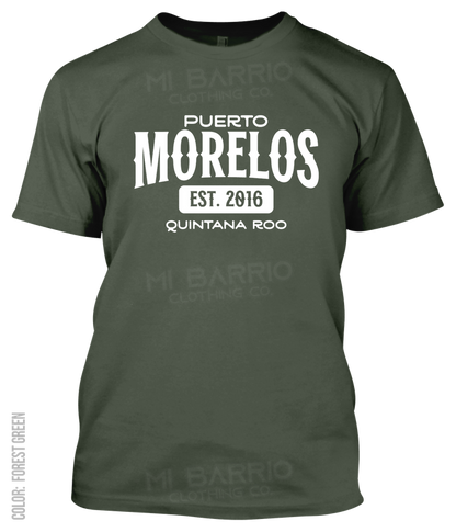 Puerto Morelos, Quintana Roo Athletic T-Shirt