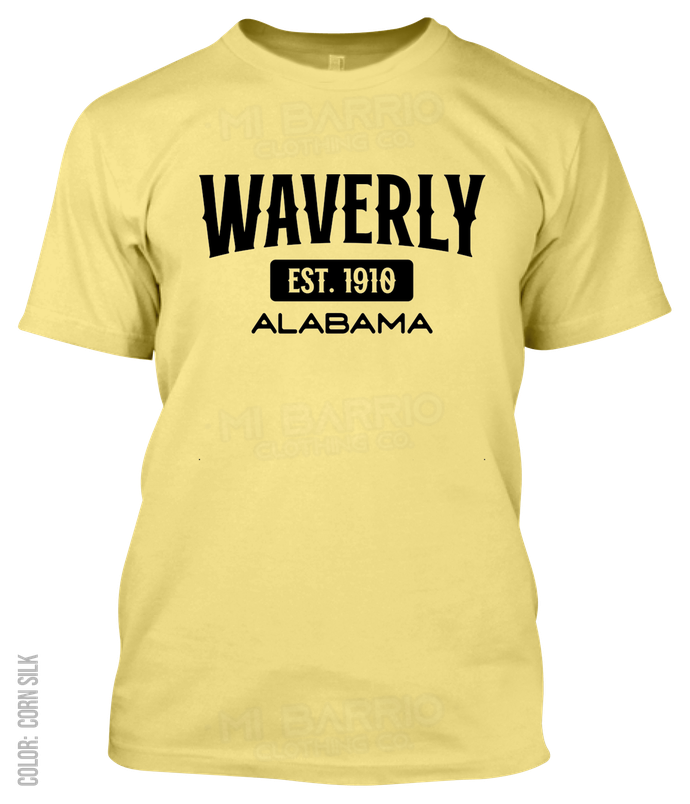 Waverly, Alabama Athletic T-Shirt