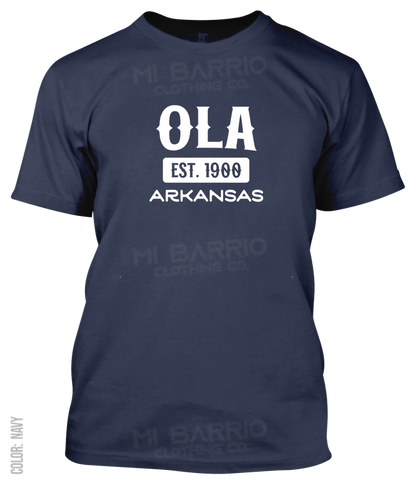 Ola, Arkansas Athletic T-Shirt