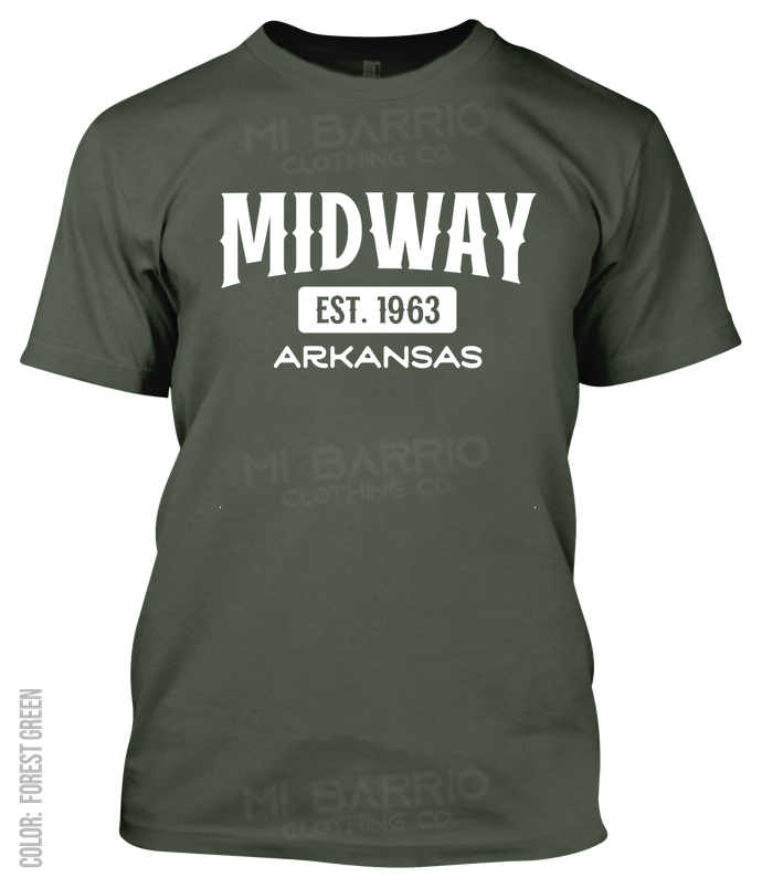 Midway, Arkansas Athletic T-Shirt