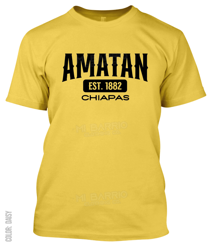 Amatan, Chiapas Athletic T-Shirt