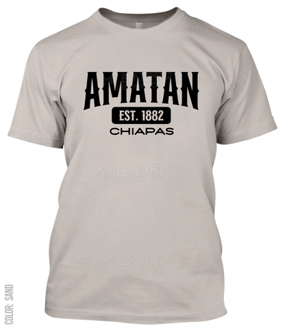Amatan, Chiapas Athletic T-Shirt