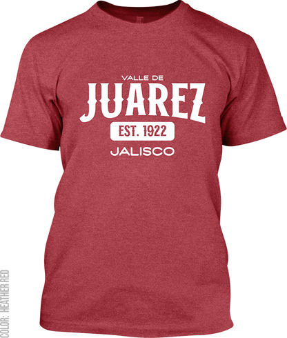 Valle De Juarez, Jalisco Athletic T-Shirt