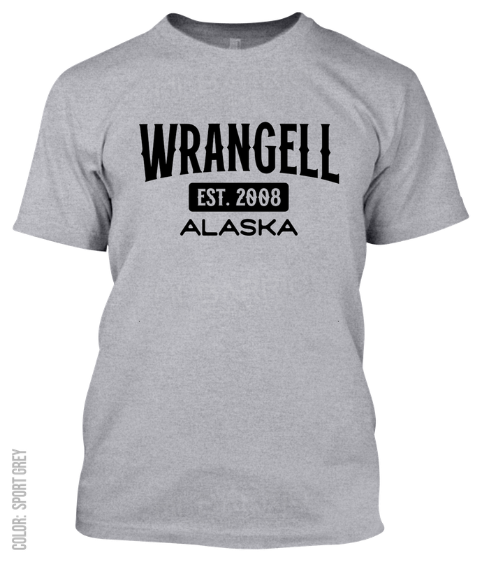 Wrangell, Alaska Athletic T-Shirt
