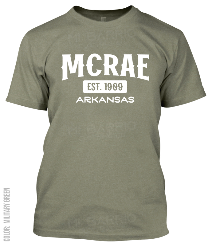 Mcrae, Arkansas Athletic T-Shirt