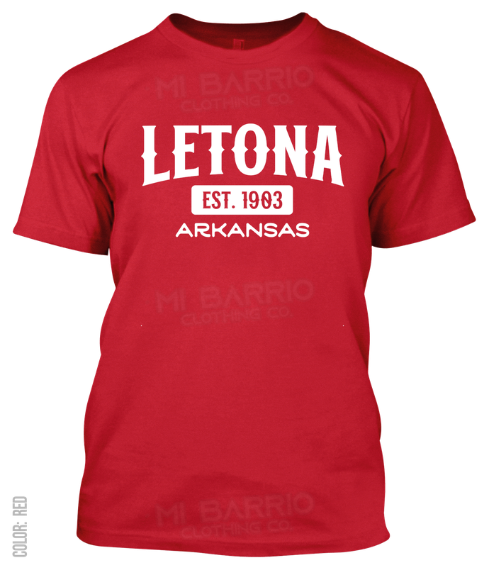 Letona, Arkansas Athletic T-Shirt