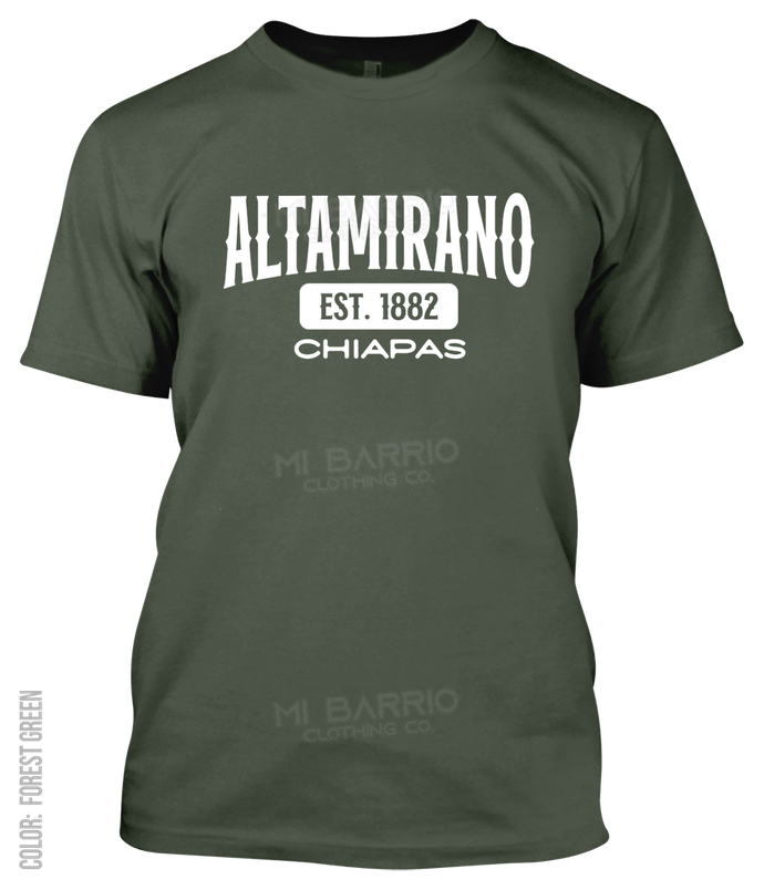 Altamirano, Chiapas Athletic T-Shirt