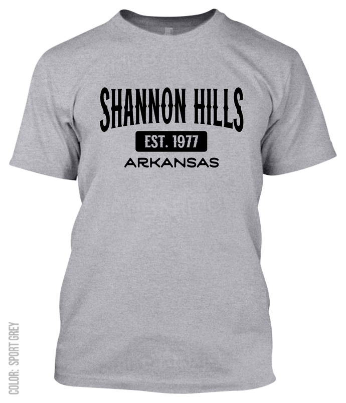 Shannon Hills, Arkansas Athletic T-Shirt