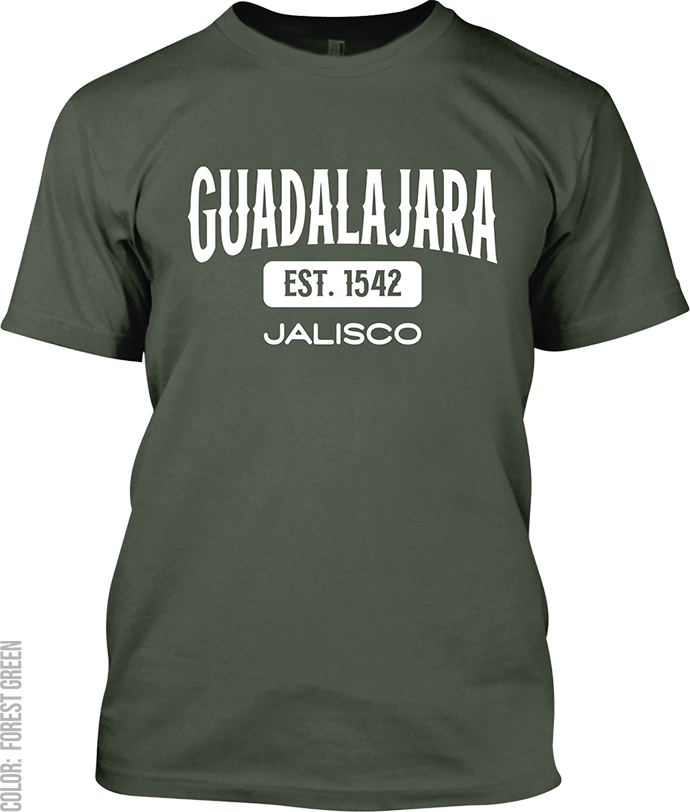 Guadalajara, Jalisco Athletic T-Shirt