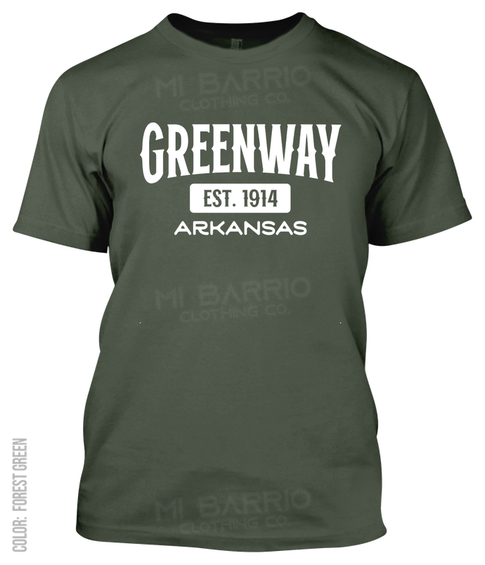 Greenway, Arkansas Athletic T-Shirt