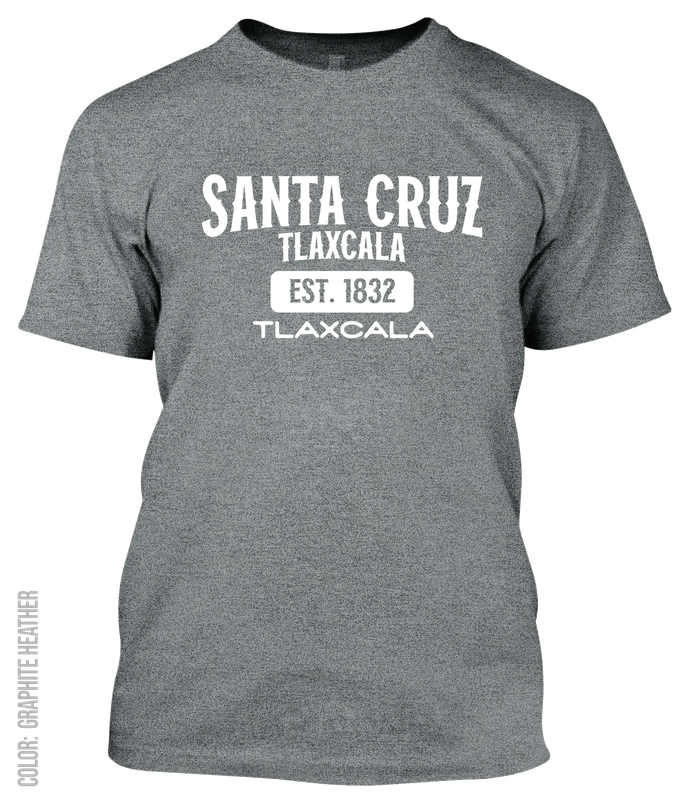 Santa Cruz Tlaxcala, Tlaxcala Athletic T-Shirt