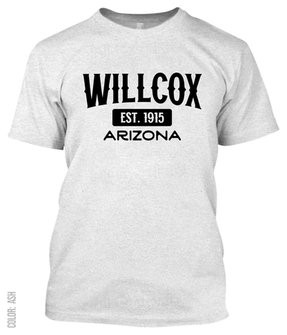 Willcox, Arizona Athletic T-Shirt