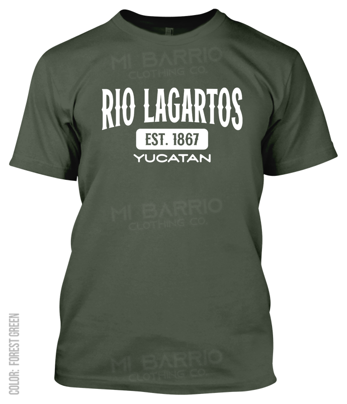 Rio Lagartos, Yucatan Athletic T-Shirt