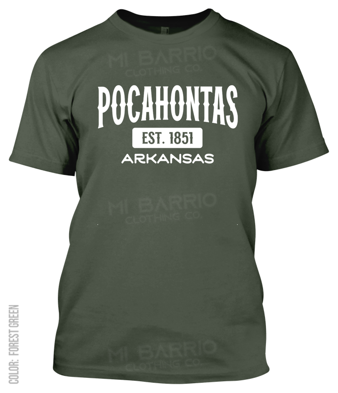 Pocahontas, Arkansas Athletic T-Shirt