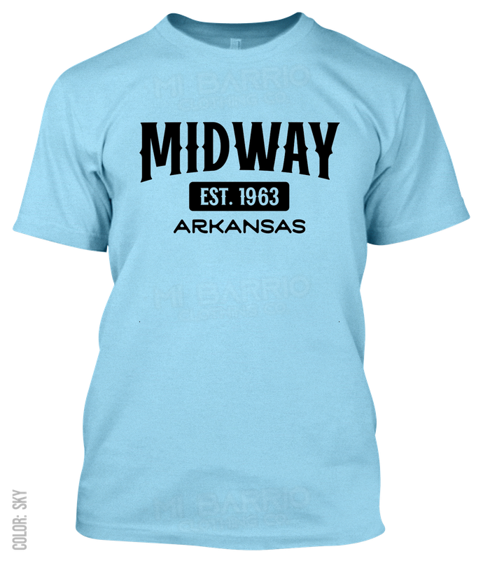 Midway, Arkansas Athletic T-Shirt