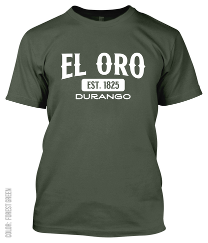 El Oro, Durango Athletic T-Shirt