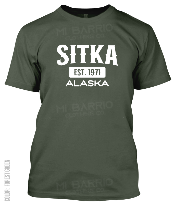 Sitka, Alaska Athletic T-Shirt