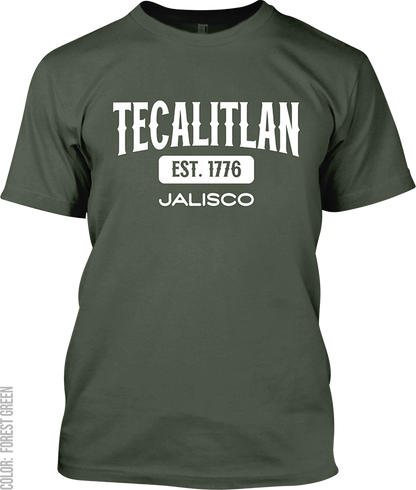 Tecalitlan, Jalisco Athletic T-Shirt