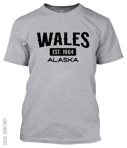 Wales, Alaska Athletic T-Shirt