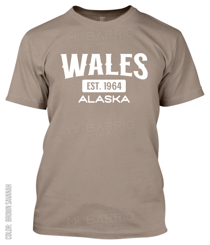 Wales, Alaska Athletic T-Shirt