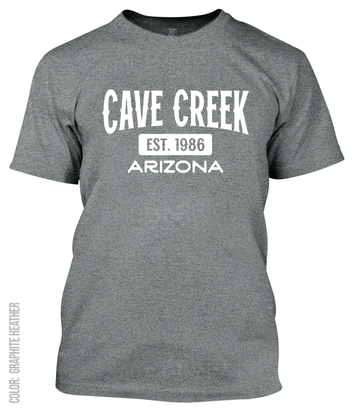 Cave Creek, Arizona Athletic T-Shirt
