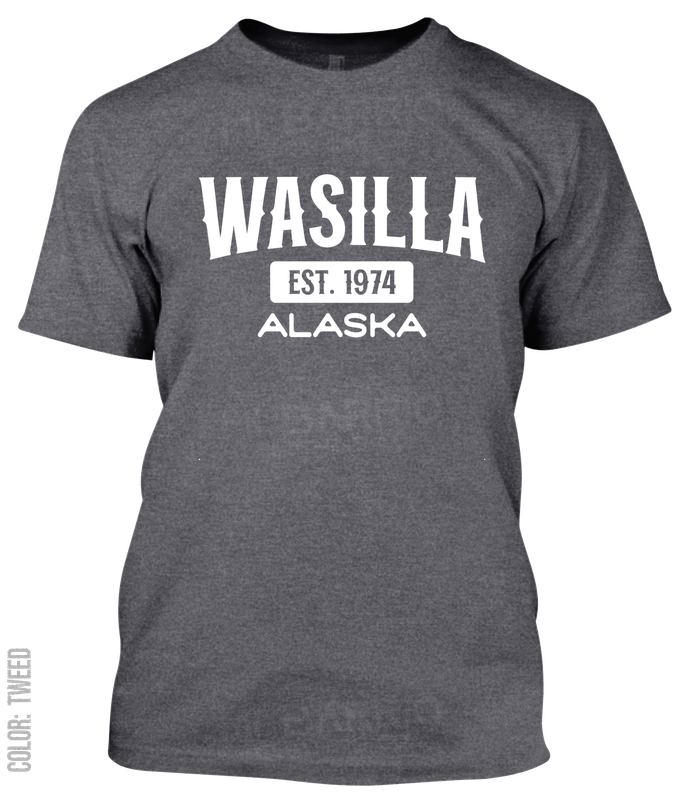 Wasilla, Alaska Athletic T-Shirt