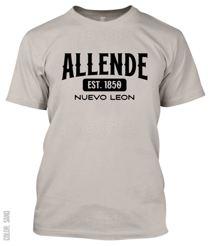 Allende, Nuevo Leon Athletic T-Shirt