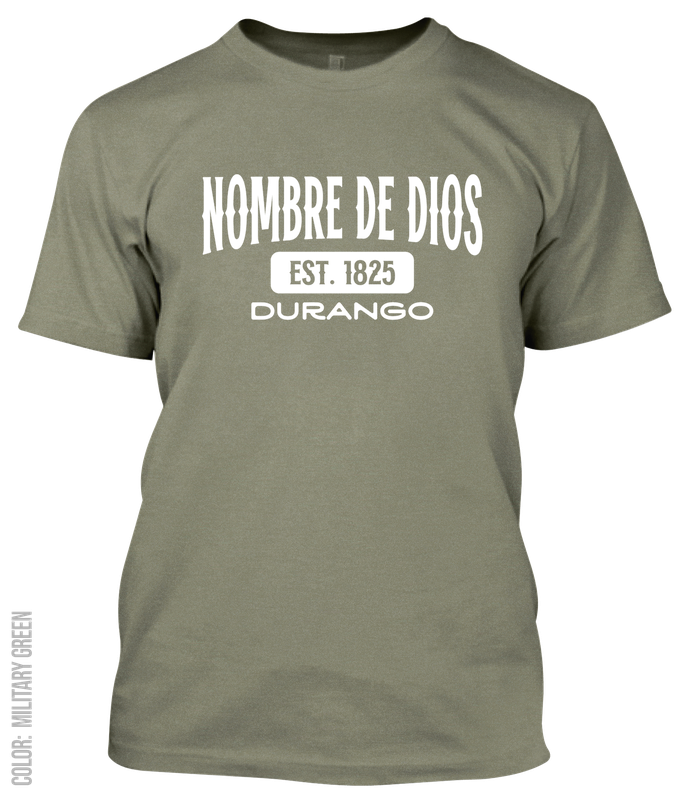 Nombre De Dios, Durango Athletic T-Shirt