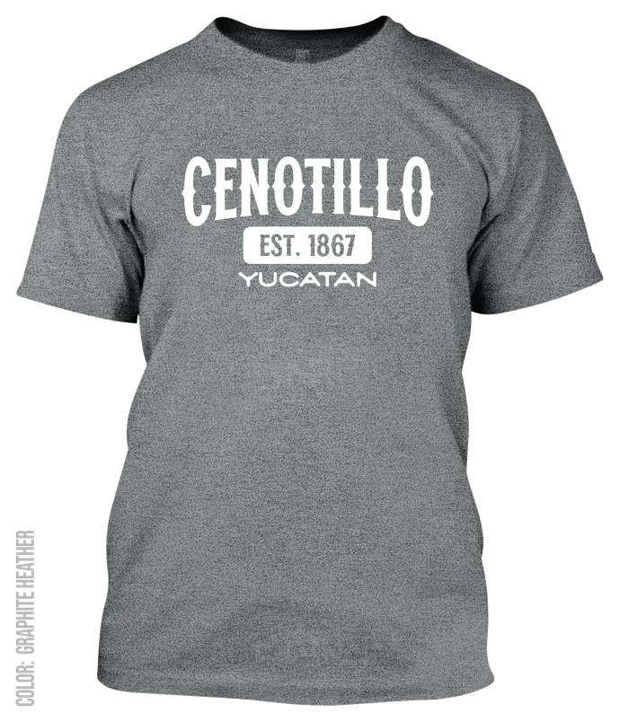 Cenotillo, Yucatan Athletic T-Shirt