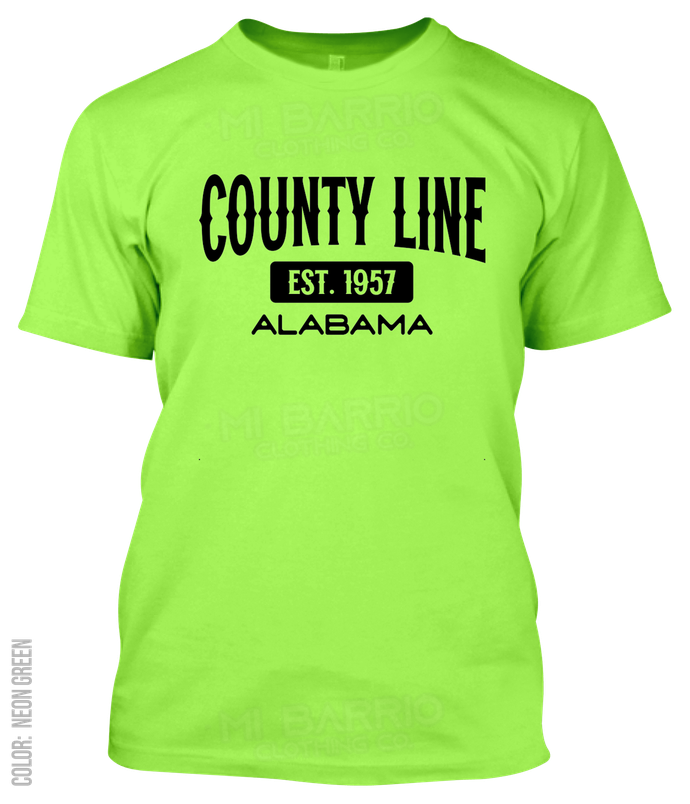 County Line, Alabama Athletic T-Shirt