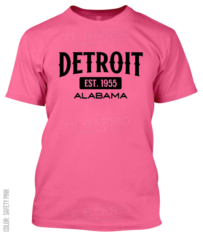 Detroit, Alabama Athletic T-Shirt