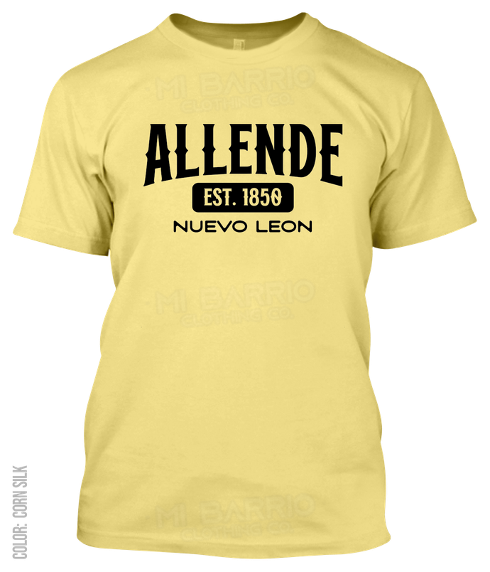 Allende, Nuevo Leon Athletic T-Shirt