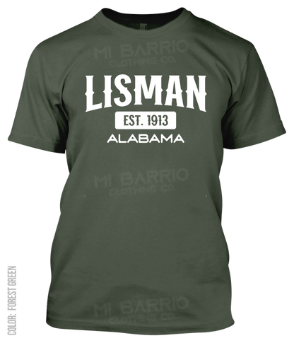 Lisman, Alabama Athletic T-Shirt