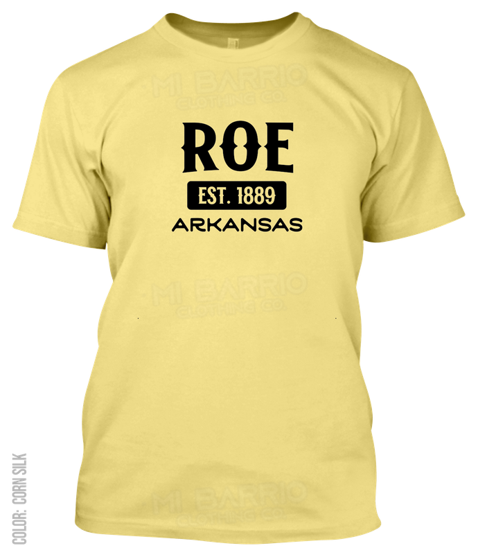 Roe, Arkansas Athletic T-Shirt