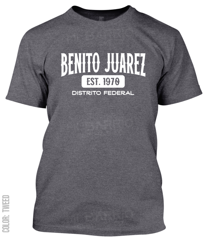 Benito Juarez, Ciudad De Mexico Athletic T-Shirt