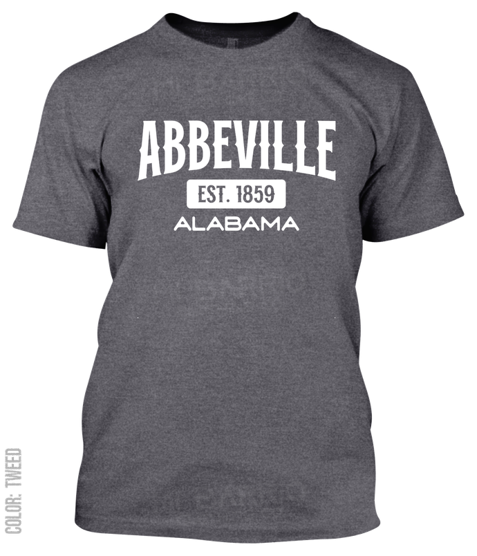 Abbeville, Alabama Athletic T-Shirt