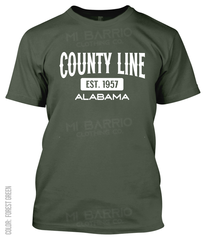 County Line, Alabama Athletic T-Shirt