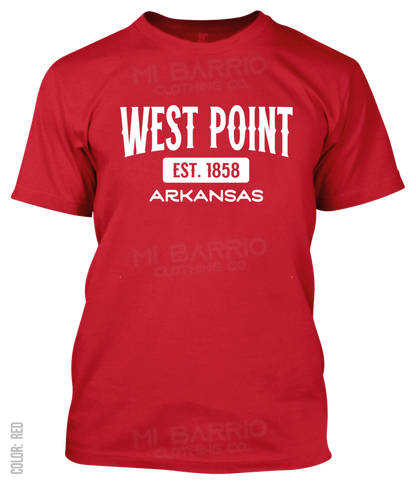 West Point, Arkansas Athletic T-Shirt