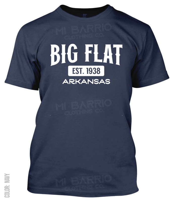 Big Flat, Arkansas Athletic T-Shirt